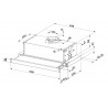 Odsavač par Franke Telescopic FTC 601 WH/GL, bílá Odsavač par Franke Telescopic FTC 601 WH/GL, bílá