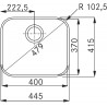 Kuchyňský dřez Franke Quadrant QAX 610 Kuchyňský dřez Franke Quadrant QAX 610
