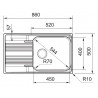 Kuchyňský dřez Franke Smart SRX 611-86 LB Kuchyňský dřez Franke Smart SRX 611-86 LB