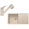 Set Franke G138 (dřez BFG 611 Pískový melír + baterie FC 9547.085 Pískový melír)