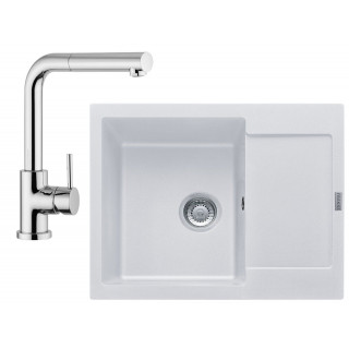 Set Franke G8 (dřez MRG 611-62 Bílá-led + baterie FN 0147.031 Chrom)