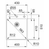 Kuchyňský dřez Franke Box BXX 210/610-40 TL Kuchyňský dřez Franke Box BXX 210/610-40 TL