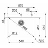 Kuchyňský dřez Franke Box BXX 210/610-54 TL Kuchyňský dřez Franke Box BXX 210/610-54 TL
