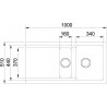 Kuchyňský dřez Franke Orion OID 651 Krémová Kuchyňský dřez Franke Orion OID 651 Krémová