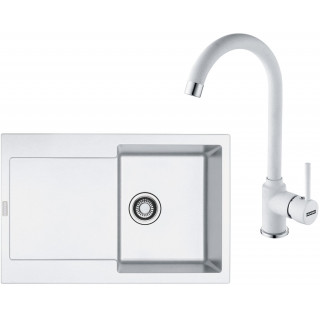 Set Franke G168 (dřez MRG 611 Bílá-led + baterie FP 9000.094 Bílá-led)