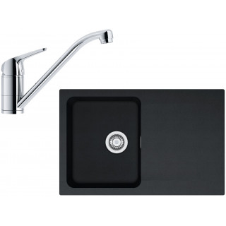 Set Franke T60 (dřez OID 611-78 Černá + baterie FN 0641.031 ECO Chrom)