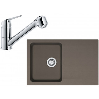 Set Franke T61 (dřez OID 611-78 Vulcan + baterie FN 0642.031 ECO Chrom)