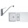 Set Franke T64 (dřez OID 651 Bílá + baterie FN 0641.031 ECO Chrom) Set Franke T64 (dřez OID 651 Bílá + baterie FN 0641.031 ECO Chrom)