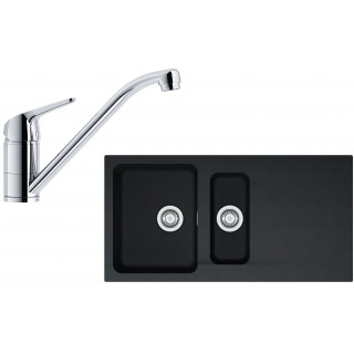 Set Franke T64 (dřez OID 651 Černá + baterie FN 0641.031 ECO Chrom)