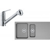 Set Franke T65 (dřez OID 651 Šedá + baterie FN 0642.031 ECO Chrom) Set Franke T65 (dřez OID 651 Šedá + baterie FN 0642.031 ECO Chrom)