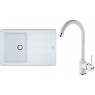 Set Franke G173 (dřez BFG 611-78 Bílá-led + baterie FP 9000.094 Bílá-led)