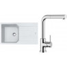 Set Franke G185 (dřez UBG 611-86 Bílá-led + baterie FN 0147.031 Chrom) Set Franke G185 (dřez UBG 611-86 Bílá-led + baterie FN 0147.031 Chrom)