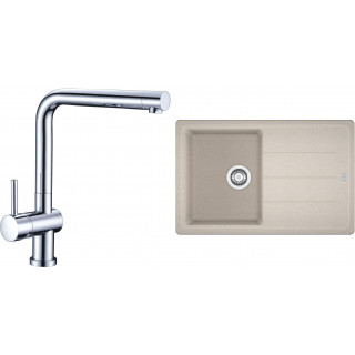 Set Franke G97 (dřez BFG 611-78 Sahara + baterie Samoa Chrom)