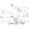 Kuchyňská baterie Franke FC 3055.099 ORBIT Chrom/Grafit Kuchyňská baterie Franke FC 3055.099 ORBIT Chrom/Grafit