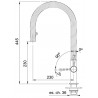 Kuchyňská baterie Franke FP 6698.901 Matná černá, PVD Kuchyňská baterie Franke FP 6698.901 Matná černá, PVD