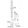 Kuchyňská baterie Franke FP 6698.901 Matná černá, PVD Kuchyňská baterie Franke FP 6698.901 Matná černá, PVD