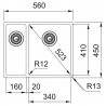 Kuchyňský dřez Franke Box BXX 260/160-34-16/7 Kuchyňský dřez Franke Box BXX 260/160-34-16/7