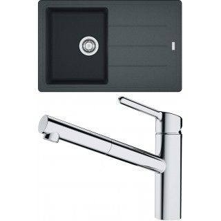 Set Franke G188 (dřez BFG 611-78 Grafit + baterie FC 3055.031 ORBIT Chrom)
