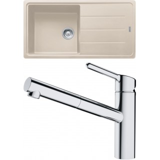 Set Franke G189 (dřez BFG 611 Sahara + baterie FC 3055.031 ORBIT Chrom)