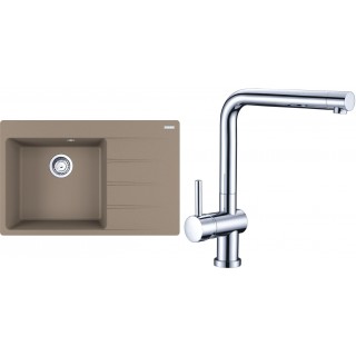 Set Franke G216 (dřez CNG 611-78 TL/2 Kašmír + baterie Samoa Chrom)