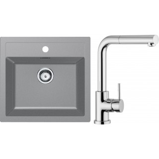 Set Franke T12 (dřez SID 610 Šedá + baterie FN 0147.031 Chrom)