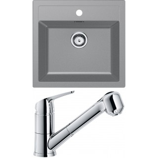 Set Franke T69 (dřez SID 610 Šedá + baterie FN 0642.031 ECO Chrom)