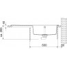Kuchyňský dřez Franke Mythos MTG 611/7 Bílá-led Kuchyňský dřez Franke Mythos MTG 611/7 Bílá-led