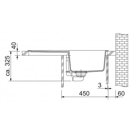 Kuchyňský dřez Franke Basis BFG 611-86 Šedý kámen Kuchyňský dřez Franke Basis BFG 611-86 Šedý kámen