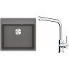 Set Franke G255ŠK (dřez MRG 610-52 RTL Šedý kámen + baterie FS 3230.031 LINA SMART Chrom) Set Franke G255ŠK (dřez MRG 610-52 RTL Šedý kámen + baterie FS 3230.031 LINA SMART Chrom)