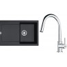 Set Franke G258O (dřez MRG 611 Onyx + baterie FS 3229.031 LINA NEW Chrom)