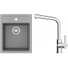 Set Franke T113Š (dřez SID 610-40 Šedá + baterie FS 3230.031 LINA SMART Chrom)