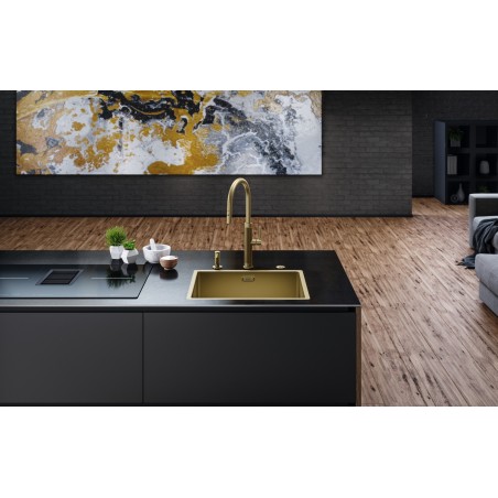 Kuchyňská baterie Franke FG 1554.504 MYTHOS MASTERPIECE Celonerez zlatá