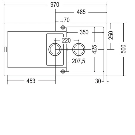 Kuchyňský dřez Franke Maris MRG 651 Šedý kámen