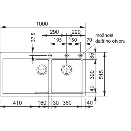 Kuchyňský dřez Franke Mythos MTG 651-100/7 Onyx