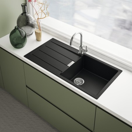 Kuchyňský dřez Franke Sirius S2D 611-100 Černá