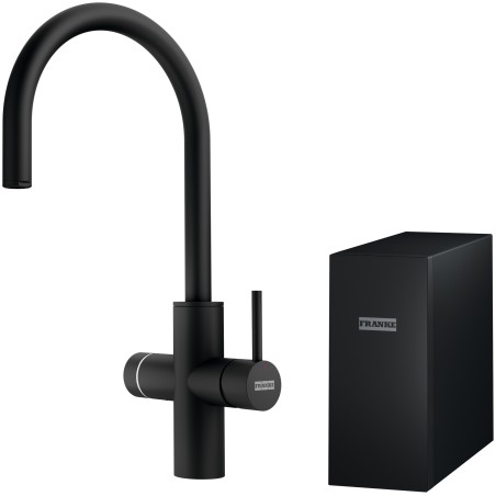 Kuchyňská baterie s filtračním systémem Franke Mythos Water Hub All in One Matná černá