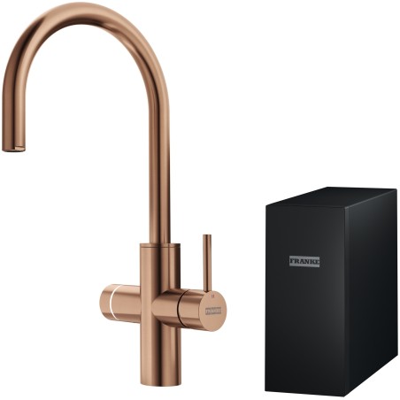 Kuchyňská baterie s filtračním systémem Franke Mythos Water Hub All in One Celonerez měděná Kuchyňská baterie s filtračním systémem Franke Mythos Water Hub All in One Celonerez měděná