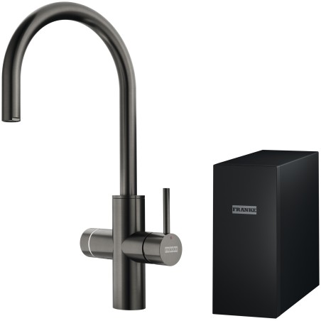 Kuchyňská baterie s filtračním systémem Franke Mythos Water Hub All in One Celonerez antracit Kuchyňská baterie s filtračním systémem Franke Mythos Water Hub All in One Celonerez antracit