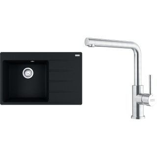 Set Franke G288O (dřez CNG 611-78 TL/2 Onyx + baterie FC 6985.501 SMART GLENDA Celonerez)