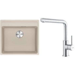 Set Franke G297SA (dřez MRG 610-52 RTL Sahara + baterie FC 6985.501 SMART GLENDA Celonerez)