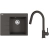 Set Franke G285ŠB (dřez CNG 611-62 TL/7 Šedá břidlice + baterie FC 6051.088 LINA Šedá břidlice)