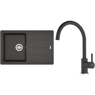 Set Franke G279ŠB (dřez BFG 611-78 Šedá břidlice + baterie FC 6018.088 LINA Šedá břidlice)