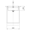 Kuchyňský dřez Franke Box BXX PRO 210/110-50 Nerez