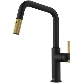 Kuchyňská baterie Franke FG 4760.504 MARIS STRIPES Matná černá/zlatá