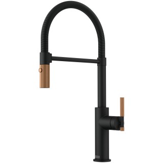 Kuchyňská baterie Franke FG 4768.505 MARIS STRIPES SEMI PRO Matná černá/měděná