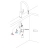 Kuchyňská baterie Franke FG 3660.905 MARIS CLEAR WATER Měděná