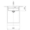 Kuchyňský dřez Franke Kubus 2 KNG PRO 610-53 Onyx