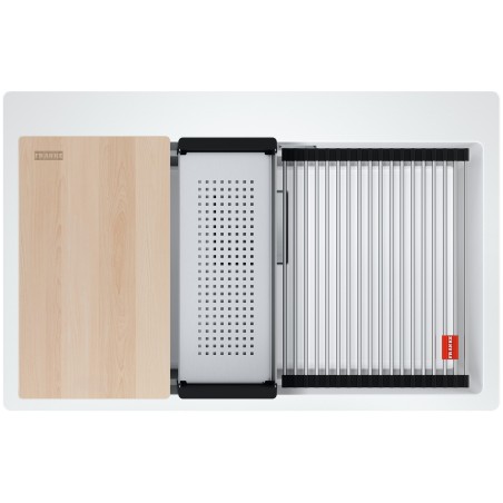 Kuchyňský dřez Franke Kubus 2 KNG PRO 610-73 Bílá-led