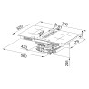 Odsavač par s indukční deskou Franke FSM 7072 4RC HI Černé sklo
