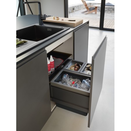 Odpadkový koš Franke FX 60 26-11-11, 1x 26 l + 2x 11 l